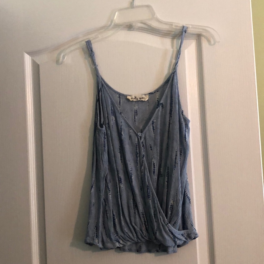 Blue Molly Green Top